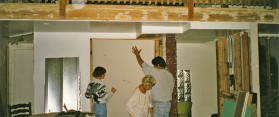 Dedee,-Milena,-and-Tommy-Installing-Drywall