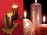 Glitter Twig Candles