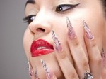 Top Coat on Acrylic Nails