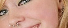 nose peircing