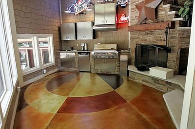 How to Add Warmth to the Floor Add Warmth to the concrete Floor