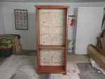 Creating a Map Wallpapered Bookcase