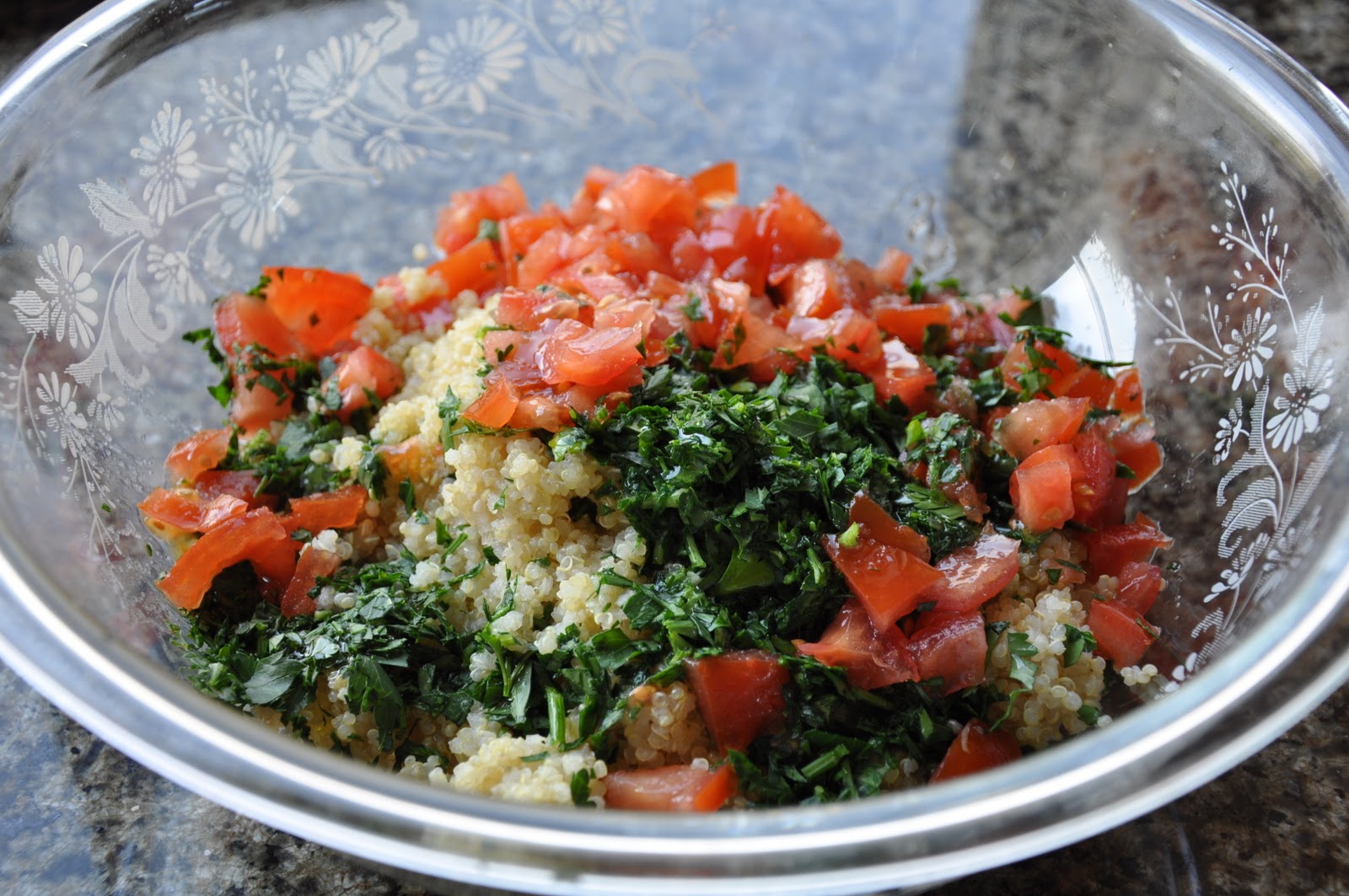 Tossed tabouli