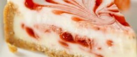Strawberry Swirl Cheesecake