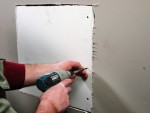 how to fix a big crack in drywall
