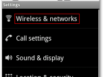 Wi-Fi Settings on Android