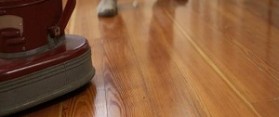 Buff Hardwood Floors at Home