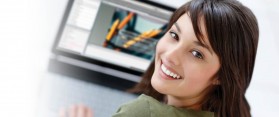Girl enjoys chatting