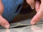 Curling Vinyl Floor Tile