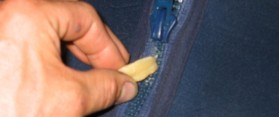 Lubricate Zippers