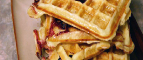 Make & Bake Corn Meal Waffles