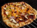 BBQ Chicken Pizza on the Grill