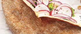 Make a Healthy Hummus Pita Pocket Sandwich
