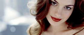 Blush with a Red Lipstick