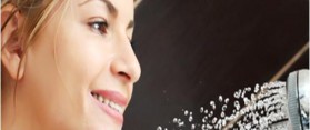 Taking Hot Shower to Treat Skin with Steam
