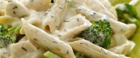 creamy herbed pasta