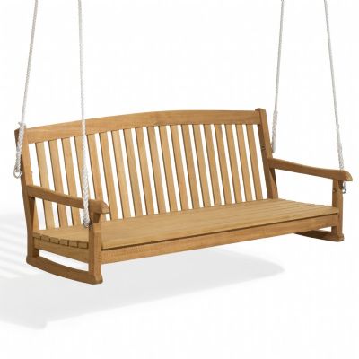 Wooden Garden Bench Swing