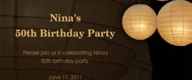 Create an Online Party Invitation