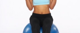 Balancing Ball Bicep Curls