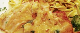 Chicken Valdostano with Tuscan Pasta
