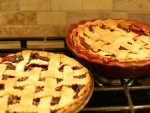 Sour Cream Blueberry Pie