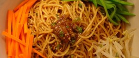 Eggplant Noodle Salad