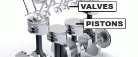 Car Engine Pistons