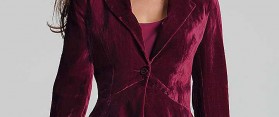 Girl in a Velvet dress