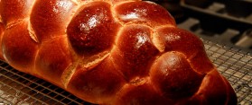 3 Strand Challah Bread Loaf