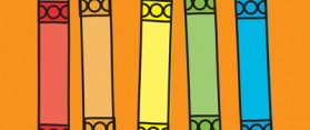 Clean Crayon off of Nonporous Surfaces