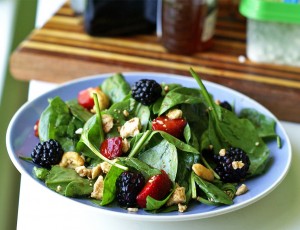 black berry salad