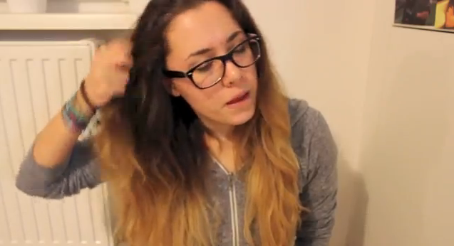 Girl Taking Sections