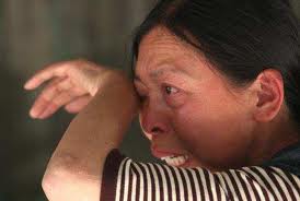 chinese woman crying
