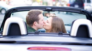 kissing and driving