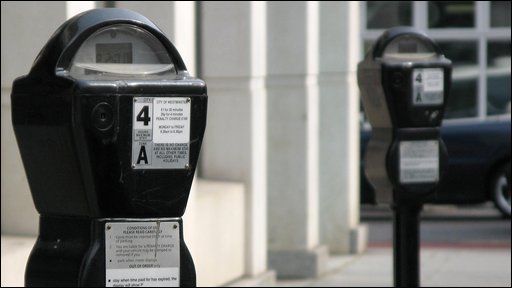 Parking at Waterloo Tube Station in London