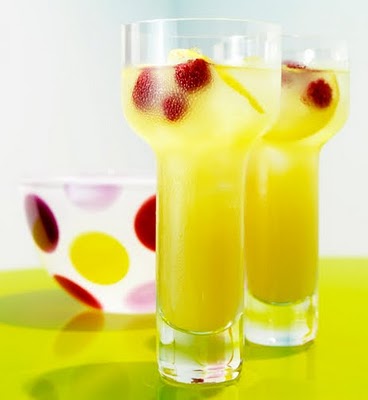 Pineapple, apricot and lemon punch recipe