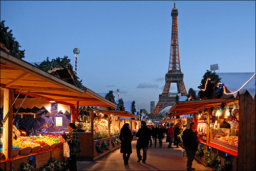 Christmas market Paris