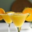 Sparkling mango cocktail
