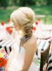 effortless braids hairstyle for brides