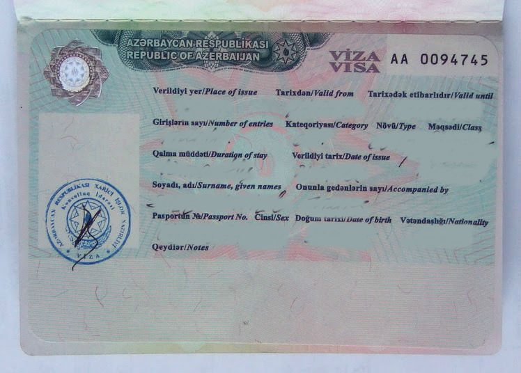 Azerbaijan visa