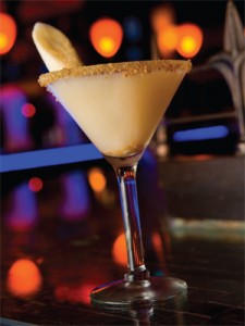 Banana Split Martini Cocktail