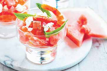 Fetta Prawn Cocktail Recipe with Watermelon