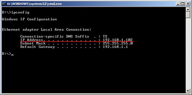 How to find IP Address