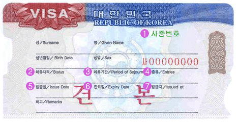 Korean visit Visa from London