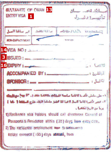 Oman Visa