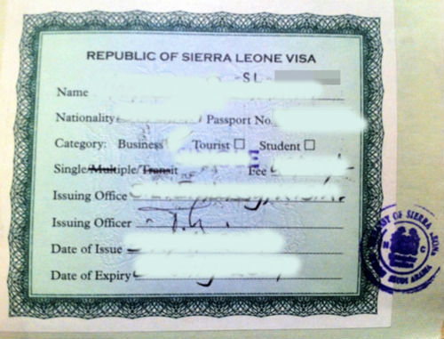 Sierra Leone Visa