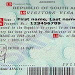 South Africa tourist visa from London