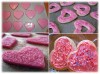 Valentine Sugar Cookies with Pink Icing