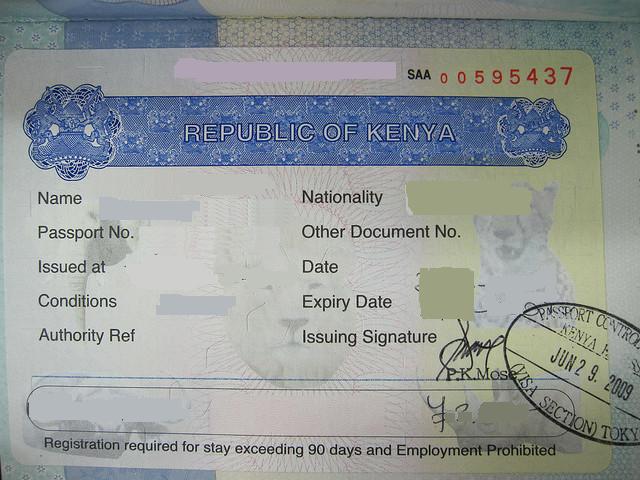 kenya visa