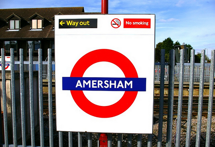 Amersham Station in London